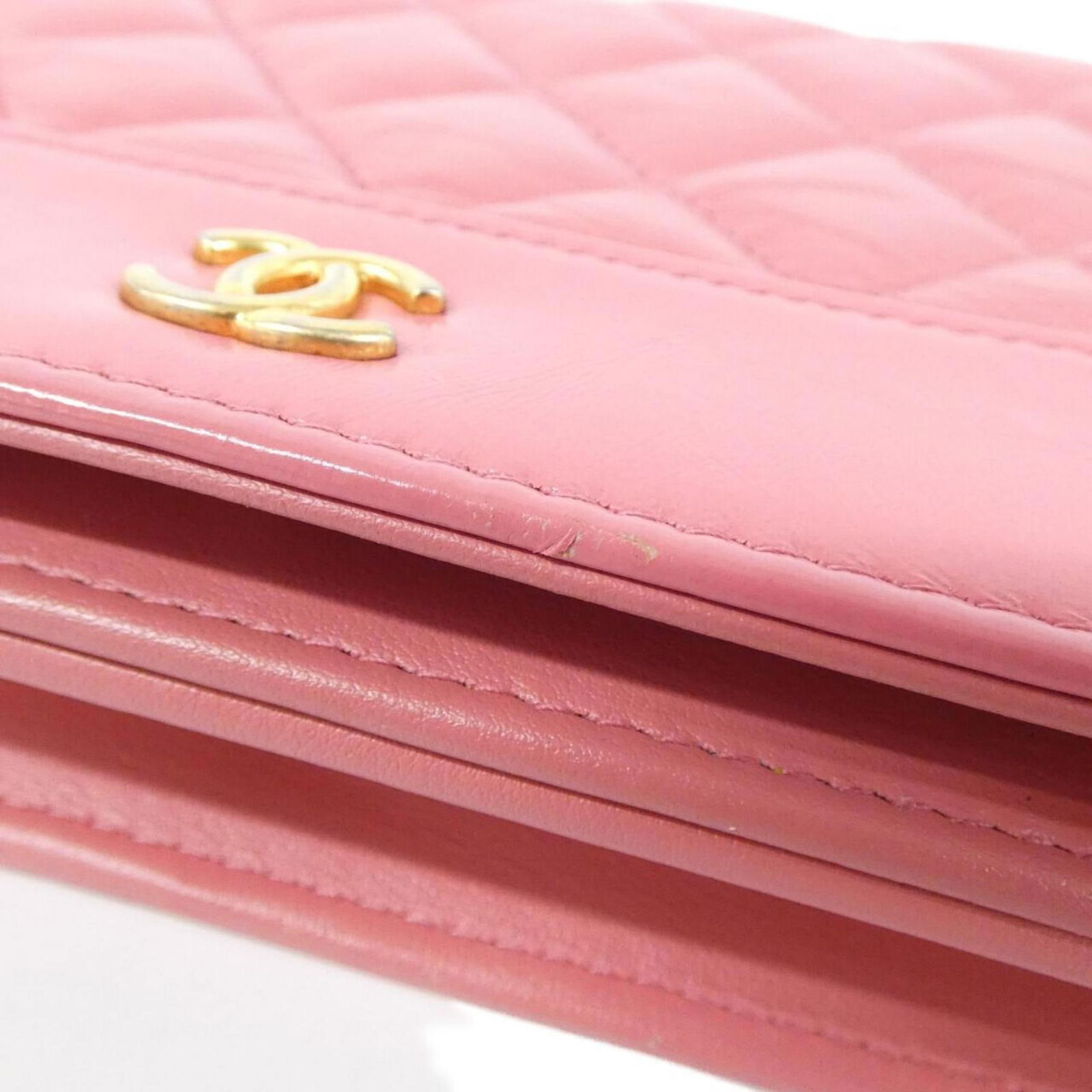 Leather Chanel Chain/ Shoulder Wallet - 3