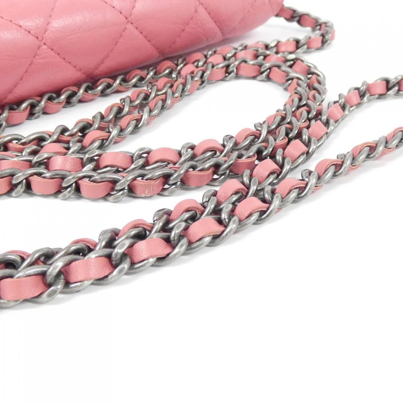 Leather Chanel Chain/ Shoulder Wallet - 6
