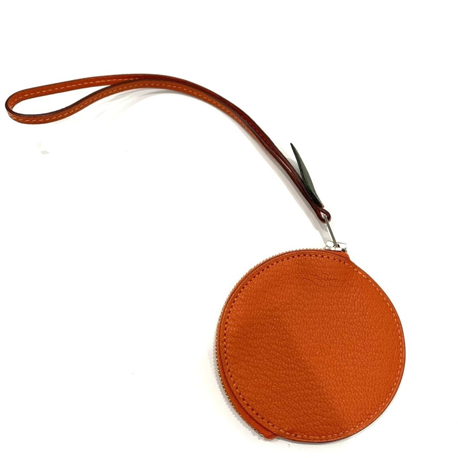 Leather Hermes Coin Purse/ Coin Case Chevre - 2