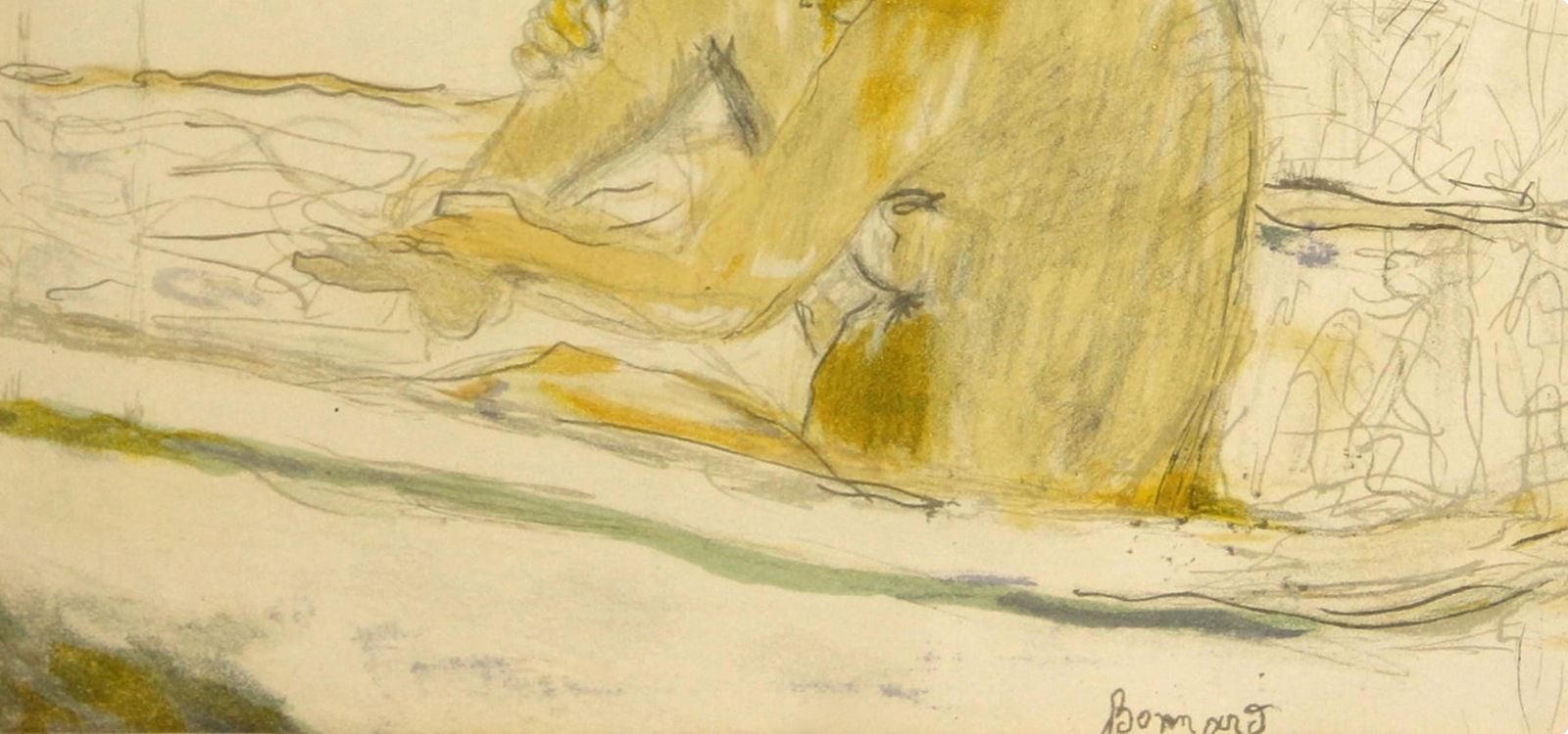 Lithograph - Pierre Bonnard - Femme assise dans sa baignoire - Bonnard Lithographe - 3