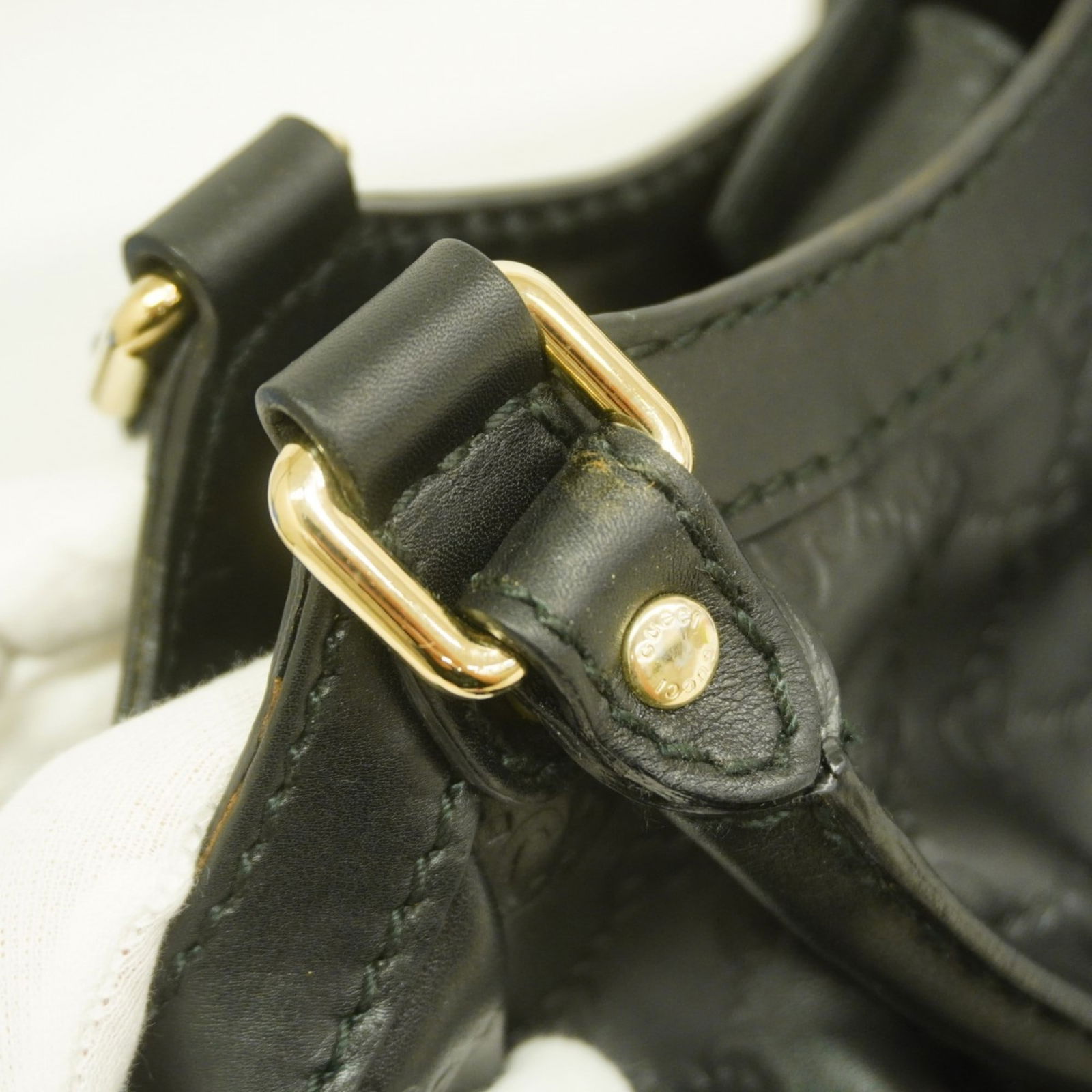 Leather Gucci Handbag - 6