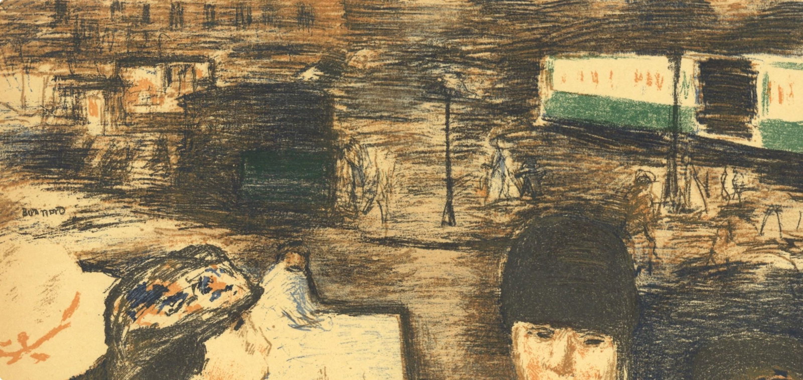 Lithograph - Pierre Bonnard - Place Clichy - Bonnard Lithographe - 3