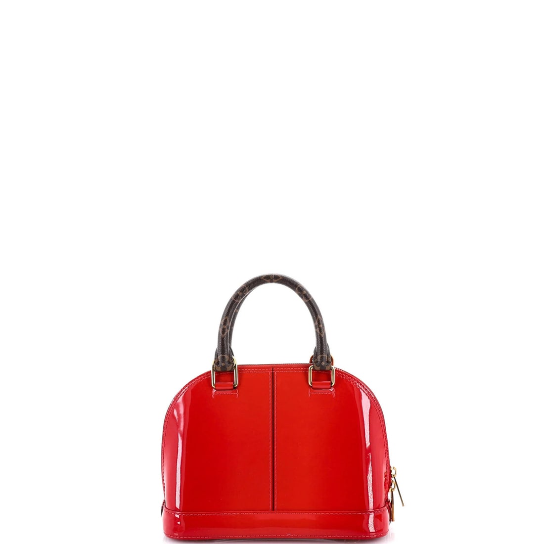 BB Louis Vuitton Alma Handbag Vernis with Monogram Canvas - 3