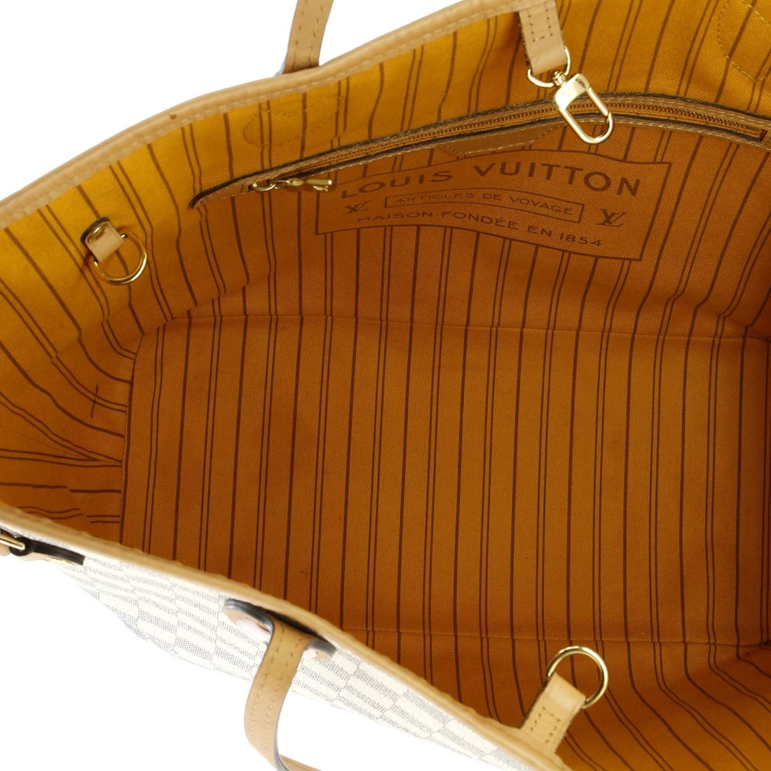 MM Louis Vuitton Neverfull NM Tote Damier with Braided Detail - 5