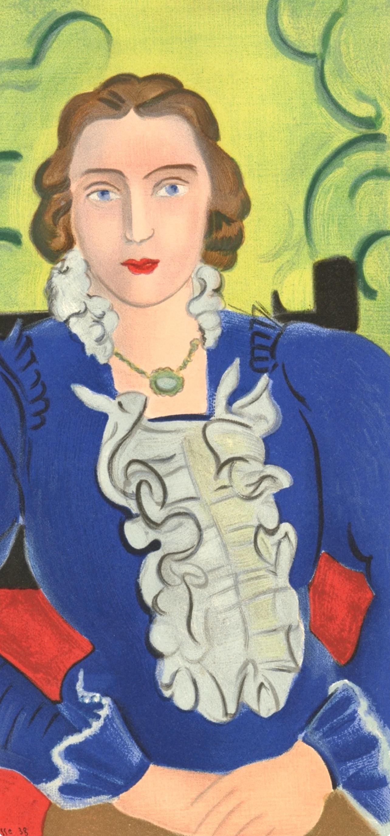 Lithograph - Henri Matisse - Madame L.D. - Portraits par Henri Matisse - 3