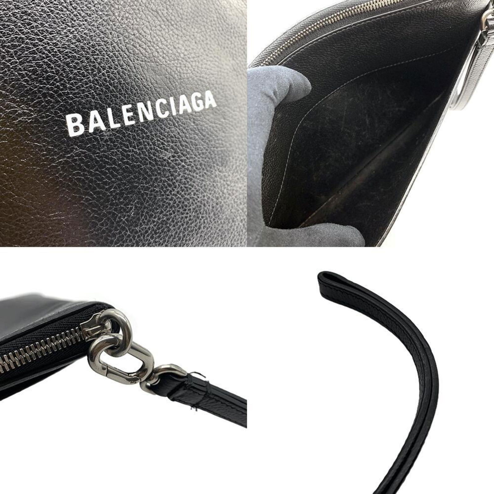 Leather Balenciaga Clutch Bag - 4