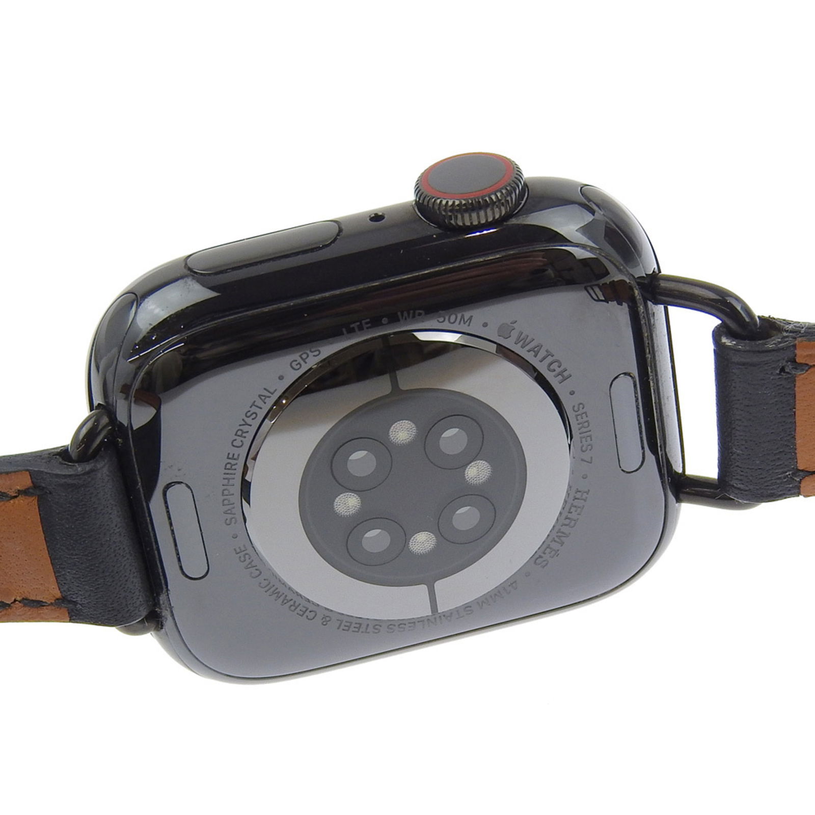 Women's Herms HERMES Apple Watch Collaboration Series 7 GPS WR-50M Stainless Steel x Leather 2021 Z - 6