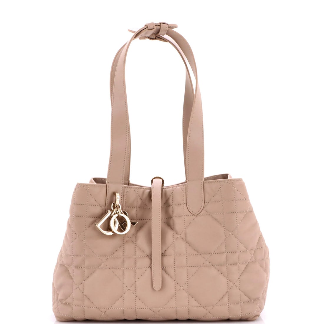 Medium Christian Dior Toujours Tote Bag Macrocannage Quilt Calfskin (1 of 8)