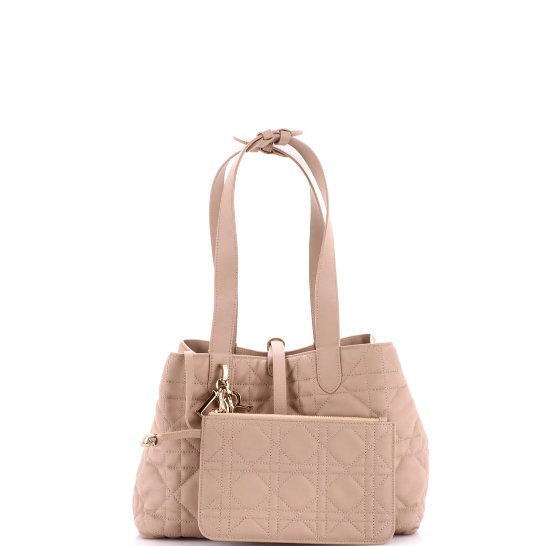 Medium Christian Dior Toujours Tote Bag Macrocannage Quilt Calfskin - 2