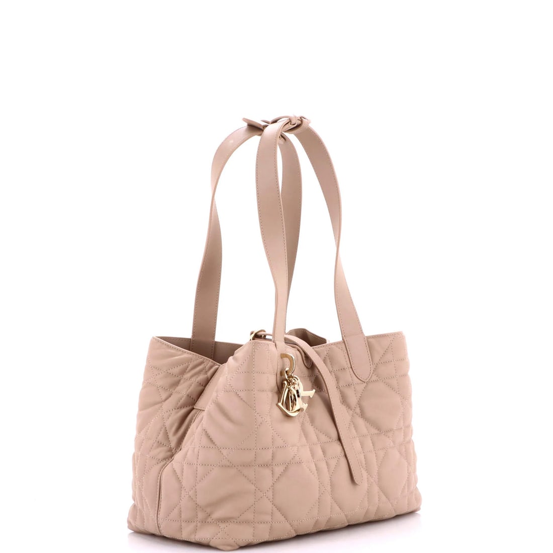 Medium Christian Dior Toujours Tote Bag Macrocannage Quilt Calfskin - 3