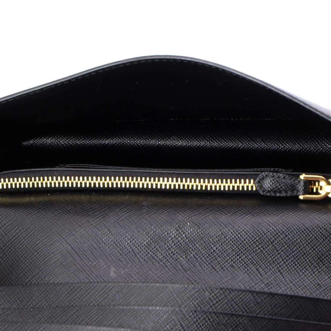 Mini Prada Wristlet Wallet on Chain Saffiano Leather - 5