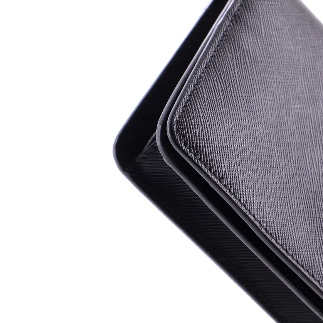 Mini Prada Wristlet Wallet on Chain Saffiano Leather - 6