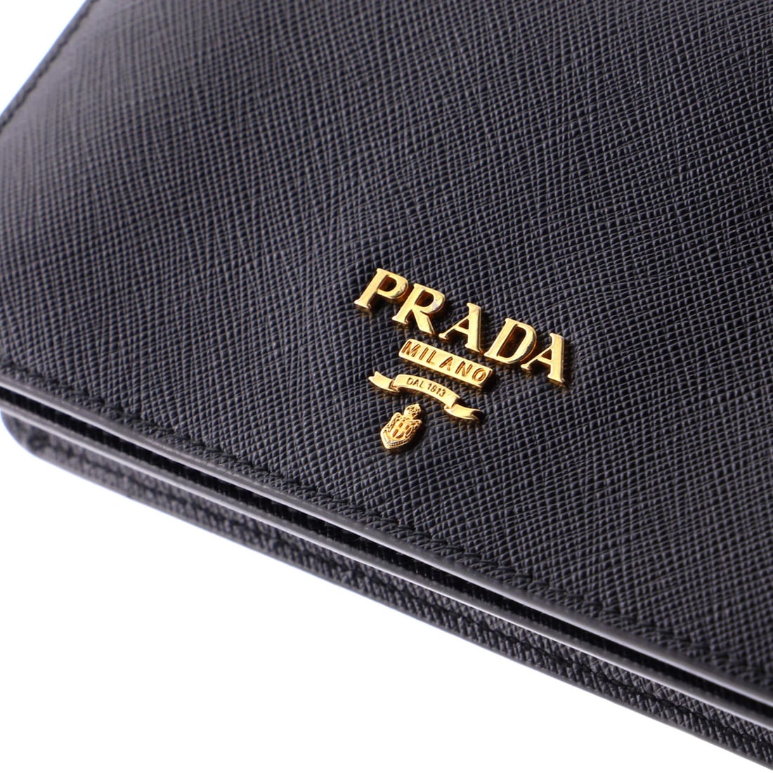 Mini Prada Wristlet Wallet on Chain Saffiano Leather - 8