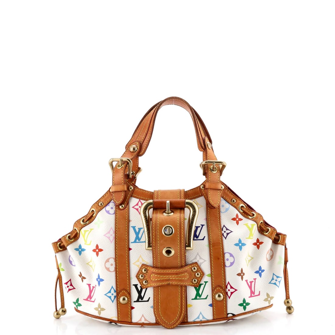 GM Louis Vuitton Theda Handbag Monogram Multicolor (1 of 6)