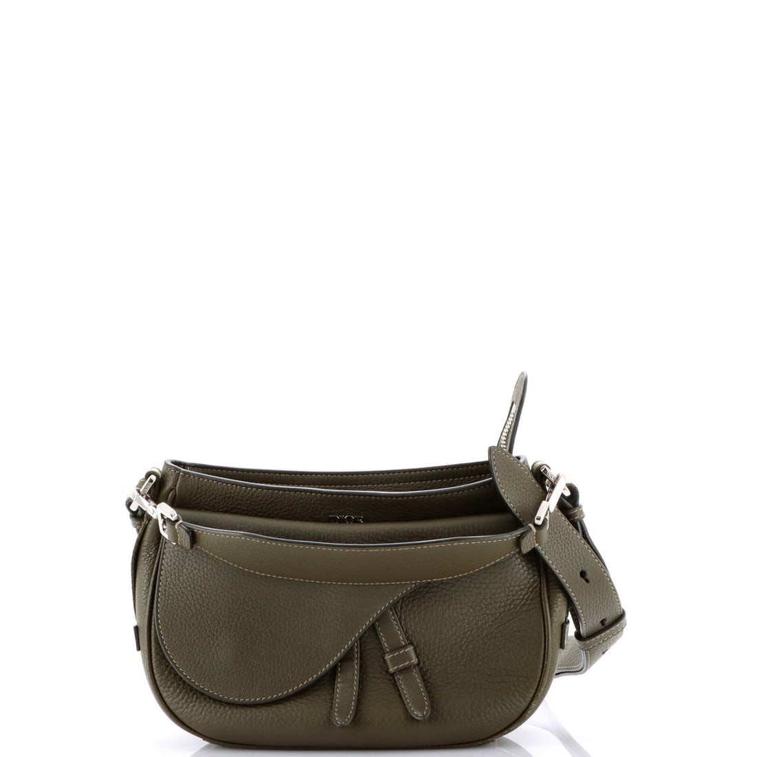 Small Christian Dior Saddle Soft Bag Leather (1 of 7)