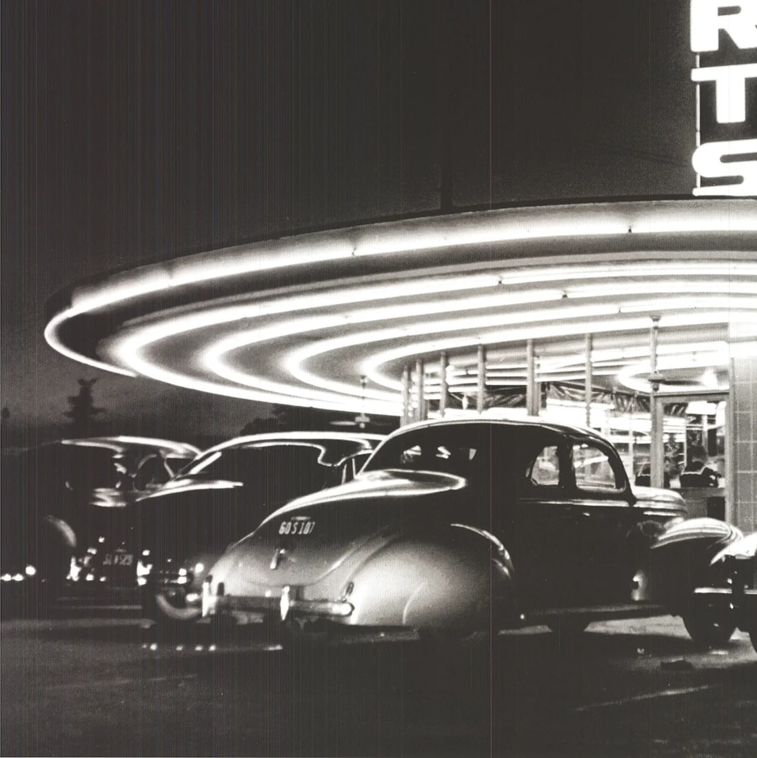 Photography NINA LEEN Neon Drive-In Diner 28" x 22" Offset Lithograph 1997 - 3