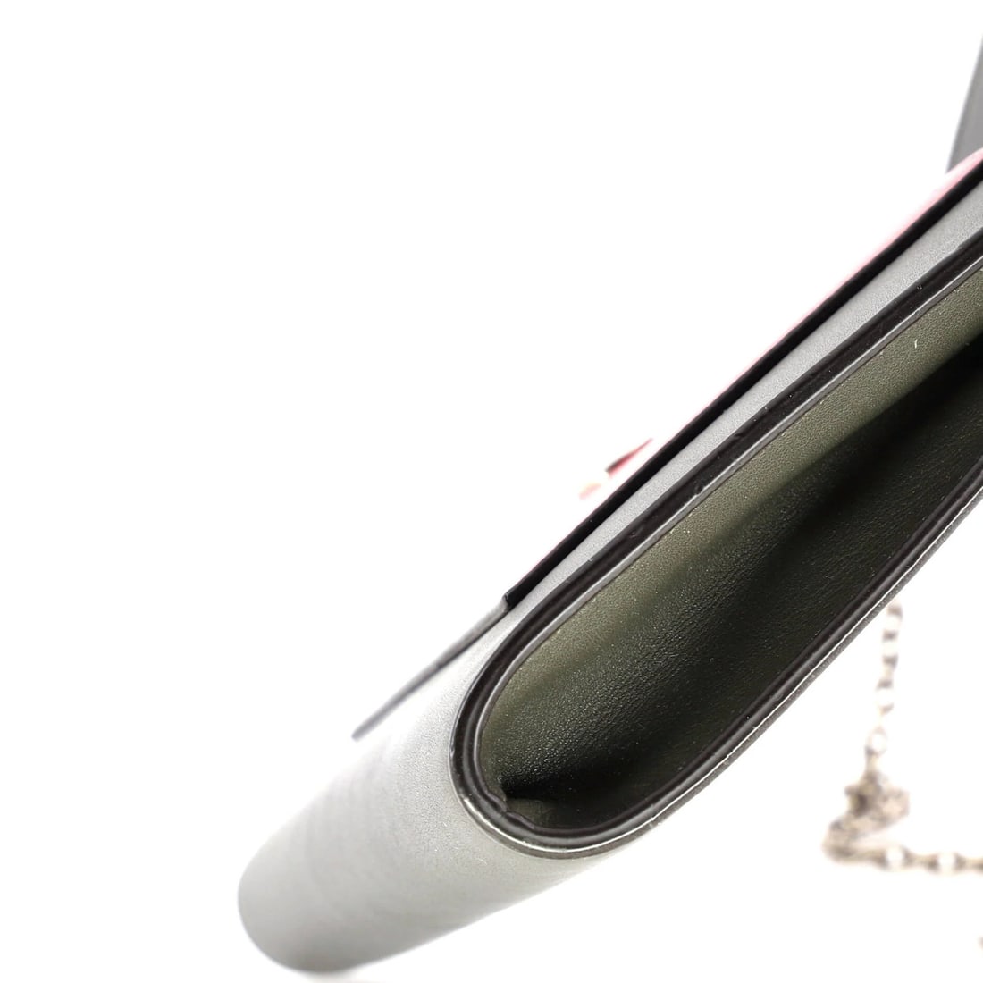 Small Celine Pocket Envelope Shoulder Bag Leather - 8