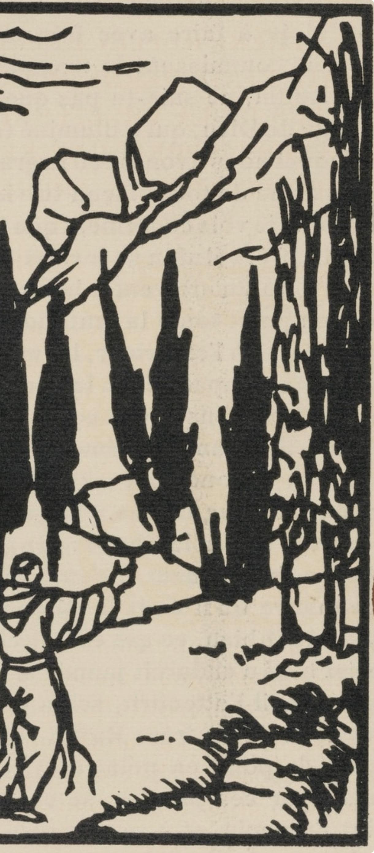 Woodcut - mile Bernard - Composition (Morane - No. 100) - Les Petites Fleurs de St. Franoise - 4