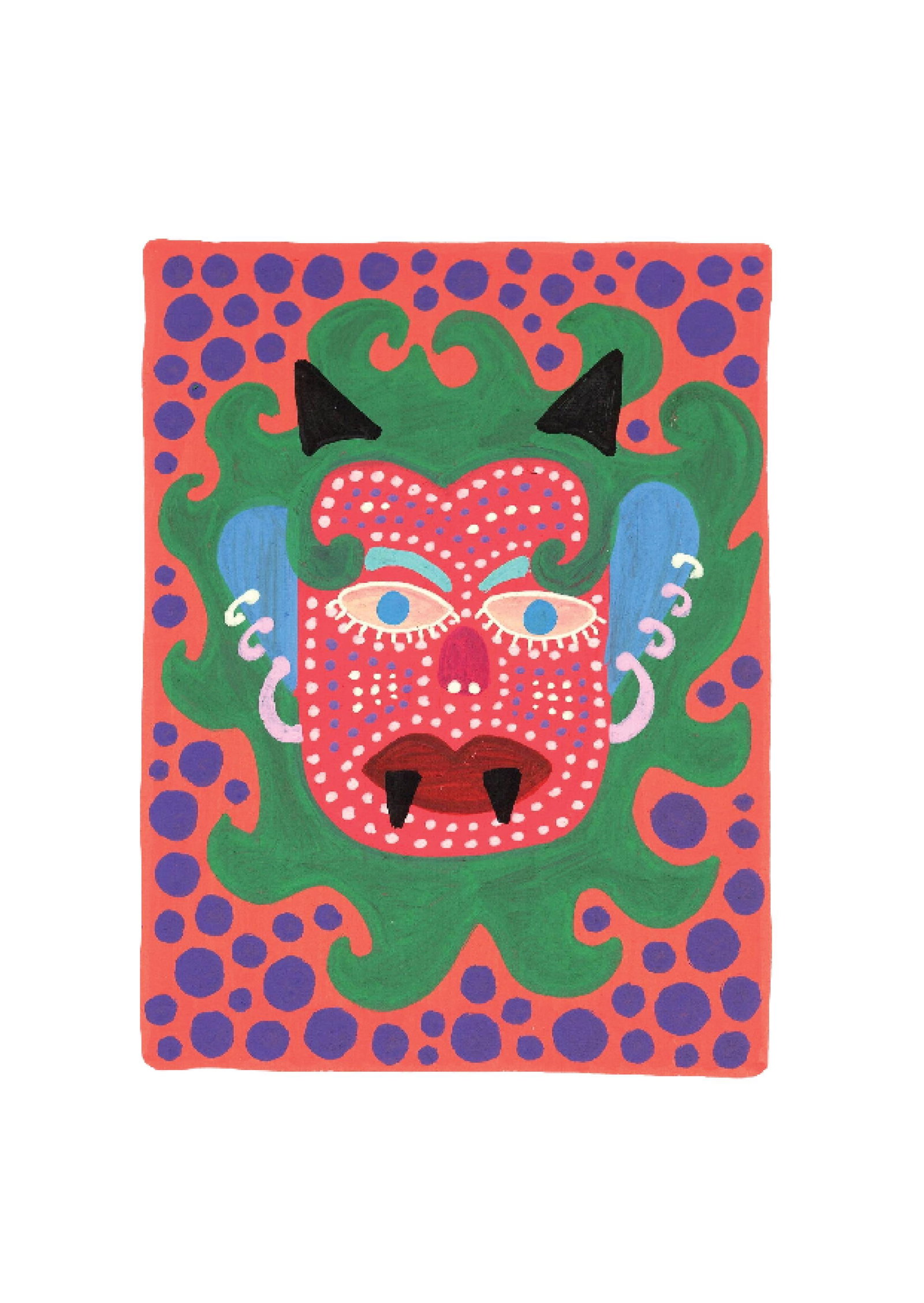 28 Evil Eye Mask (1 of 3)