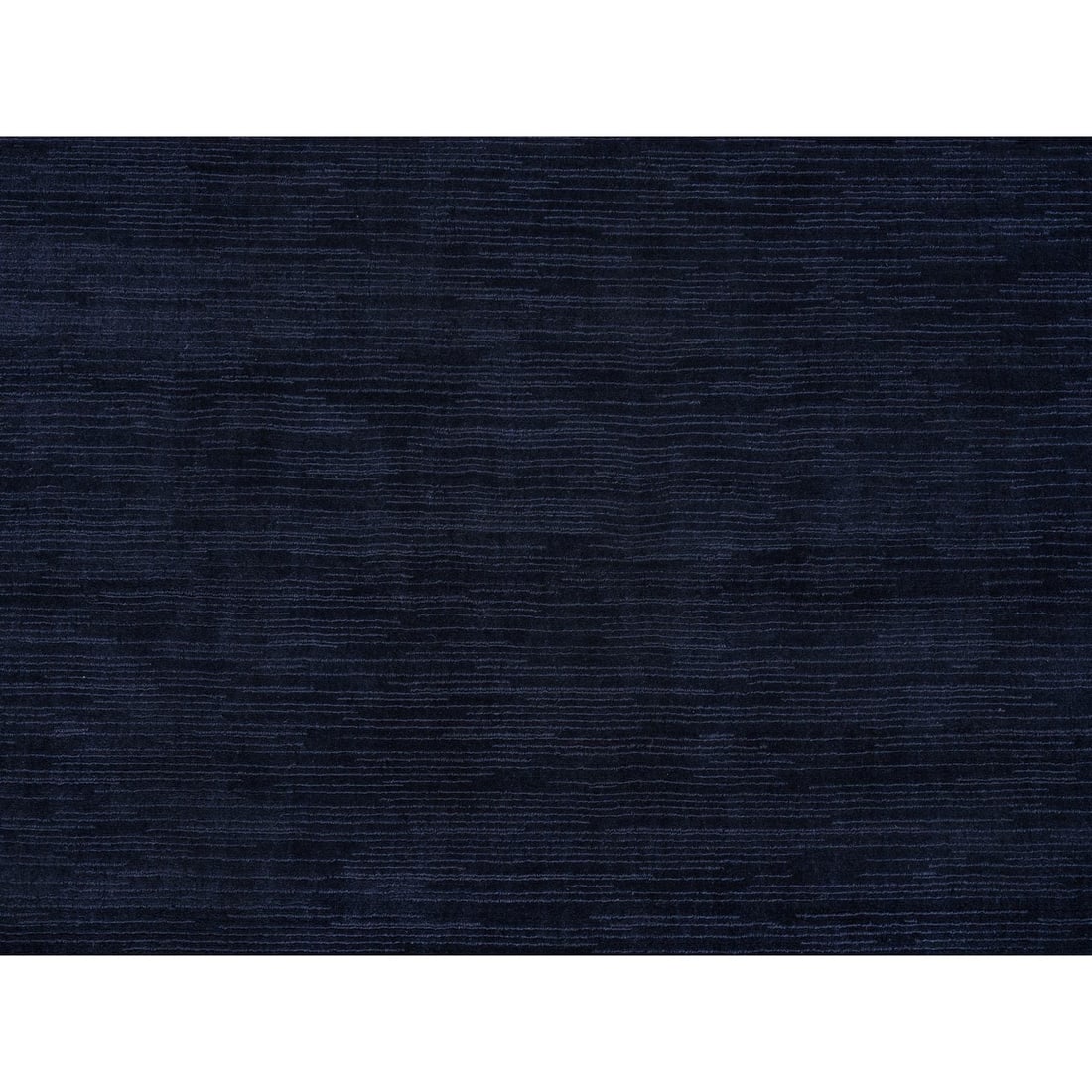 Rug 9'1"x12' Oxford Blue Wool and Plant Based Silk Loom Knotted Oriental - 9