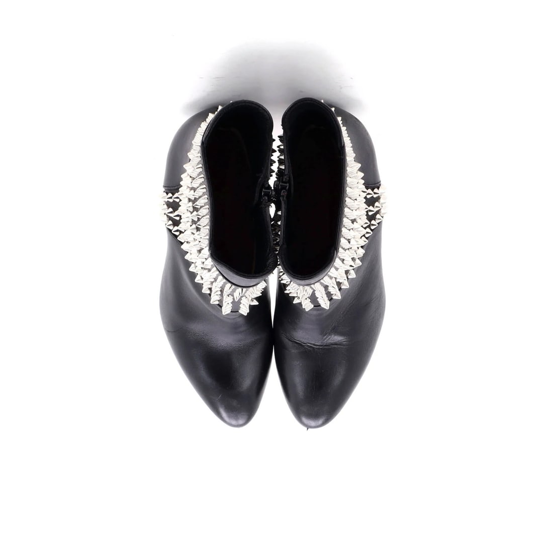 85 Christian Louboutin Women's Hongroise Heeled Boots Studded Leather - 2