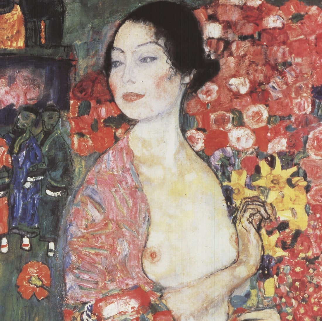 2002 GUSTAV KLIMT The Dancer 17" x 17.75" Offset Lithograph - 4