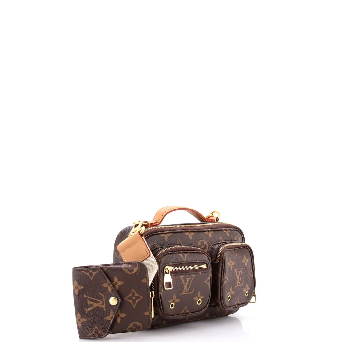 Canvas Louis Vuitton Utility Crossbody Bag Monogram - 2