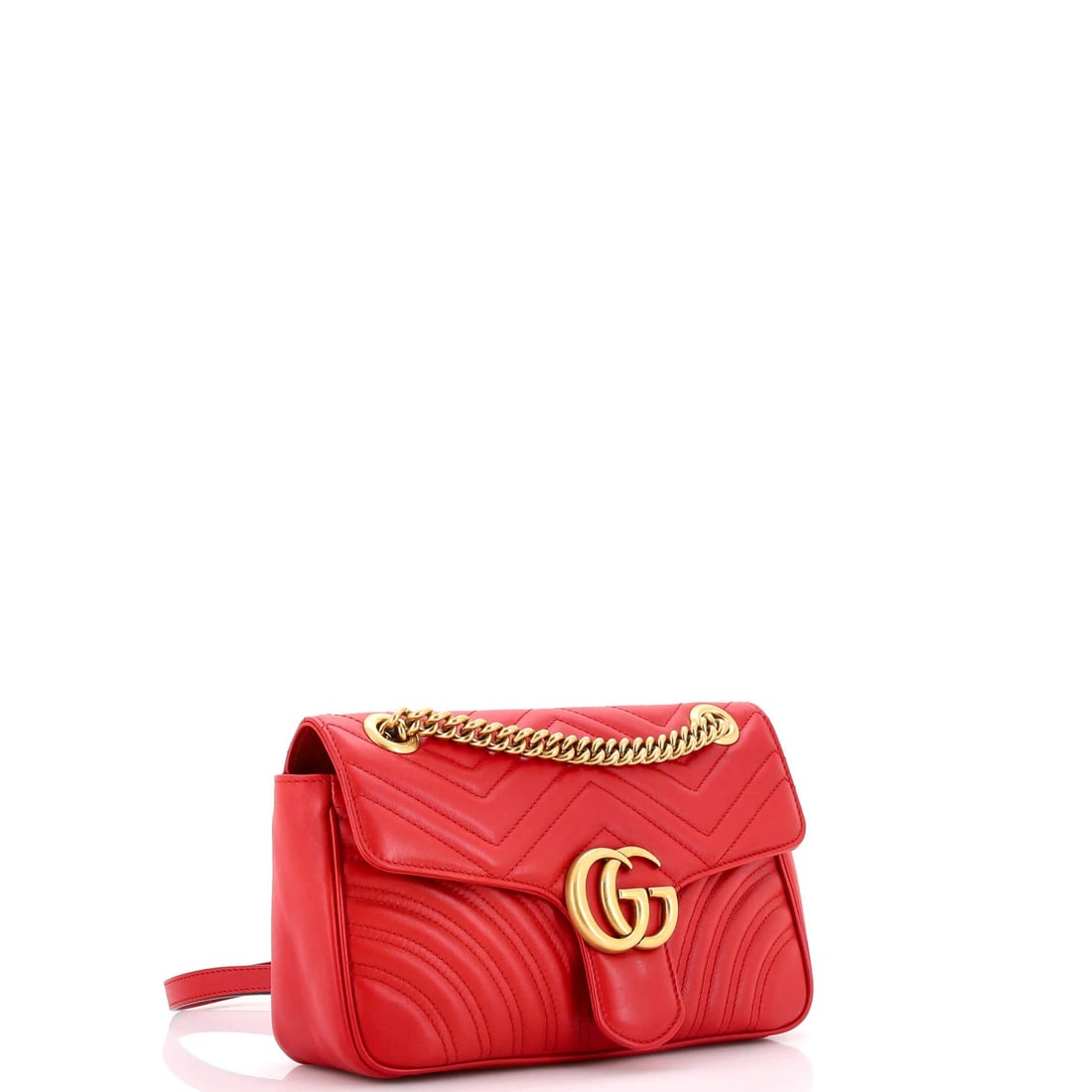 Small Gucci GG Marmont Flap Bag Matelasse Leather - 2