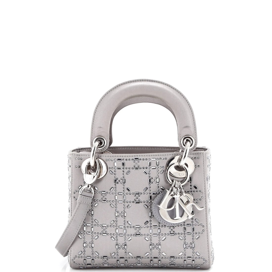 Mini Christian Dior Lady Dior Bag Crystal Embellished Cannage Quilt Satin: Mini Christian Dior Lady Dior Bag Crystal Embellished Cannage Quilt Satin This listing features Mini Christian Dior Lady Dior Bag Crystal Embellished Cannage Quilt Satin. Item specifics are provided