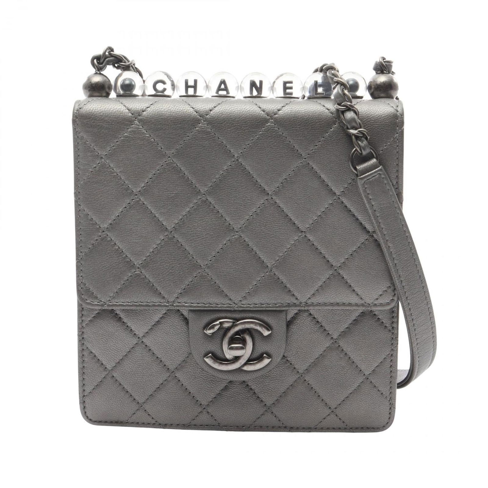 Leather Chanel Shoulder Bag (1 of 8)