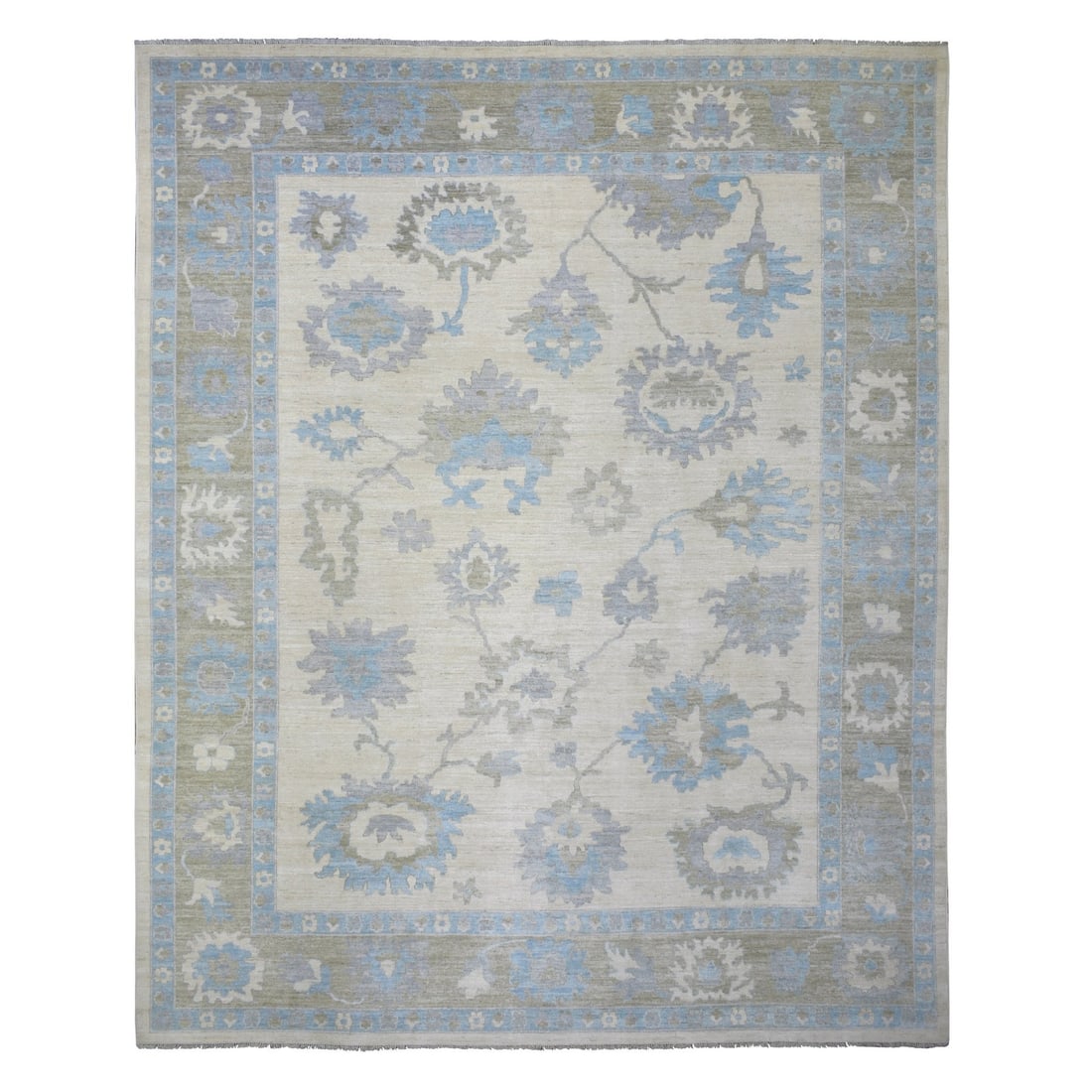 Rug 12'x14'7" Ivory Hand Knotted Afghan Angora Oushak Pure Wool Oversize: Rug 12'x14'7" Ivory Hand Knotted Afghan Angora Oushak Pure Wool Oversize This listing features Rug 12'x14'7" Ivory Hand Knotted Afghan Angora Oushak Pure Wool Oversize. Item specifics are provided bel
