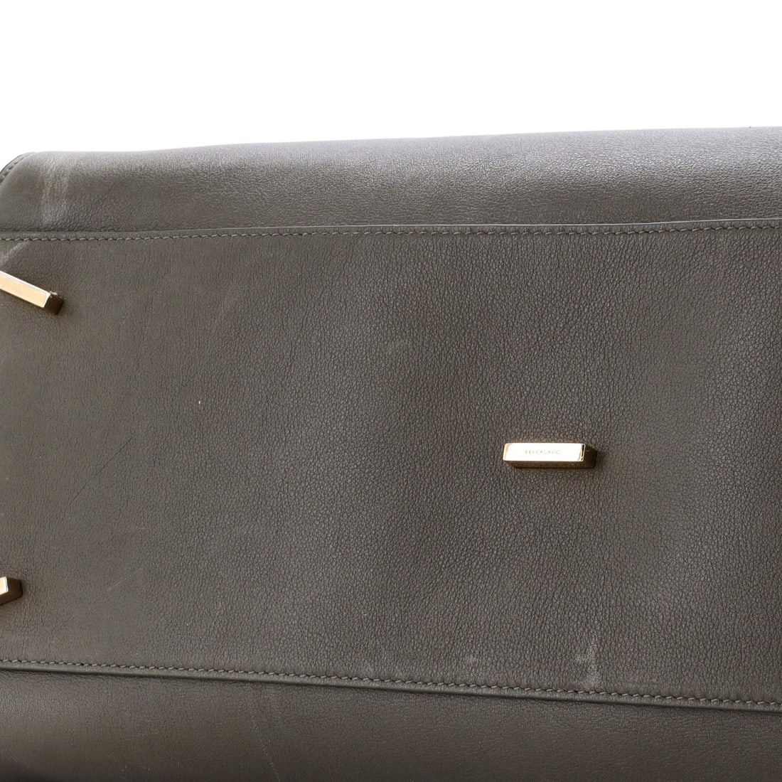 Large Salvatore Ferragamo Hug Shoulder Bag Leather - 6