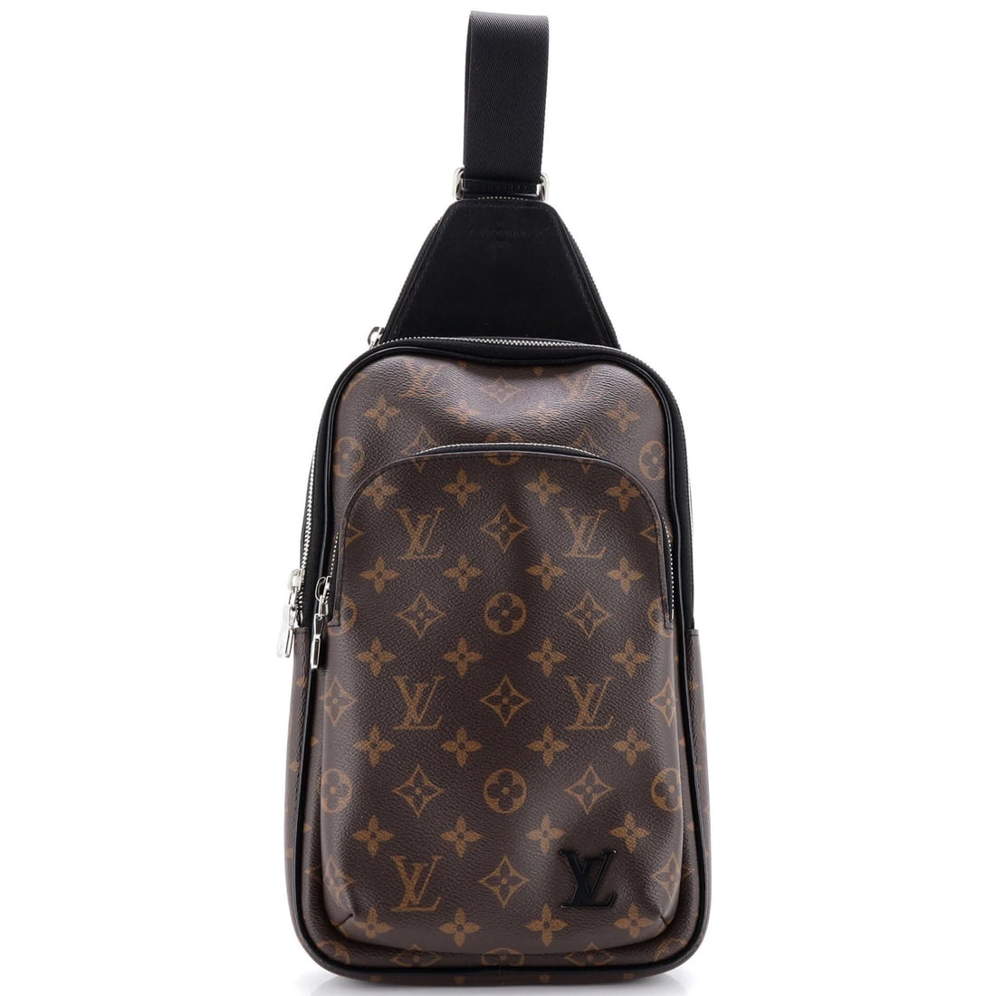 Canvas Louis Vuitton Avenue Sling Bag NM Macassar Monogram (1 of 7)
