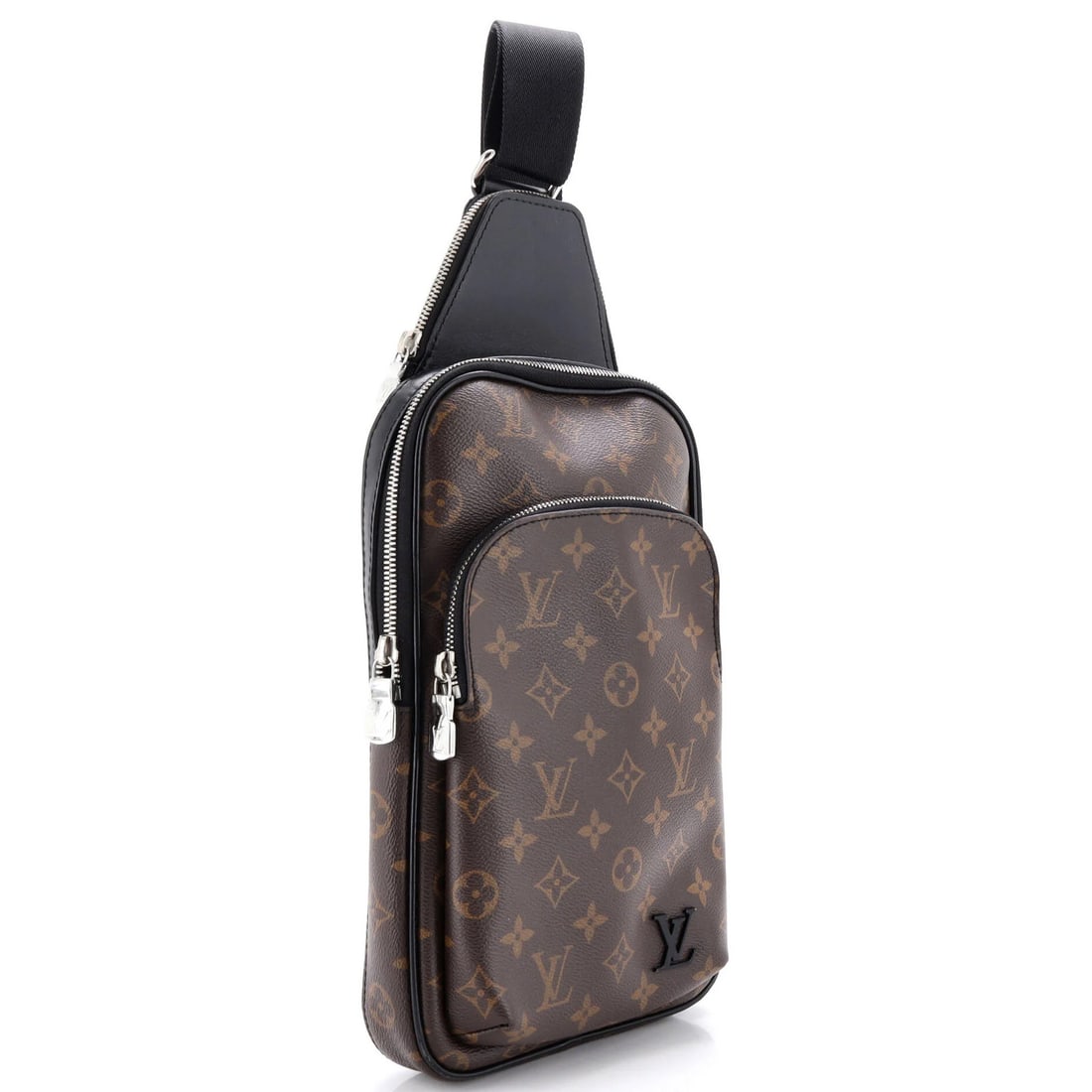 Canvas Louis Vuitton Avenue Sling Bag NM Macassar Monogram - 2