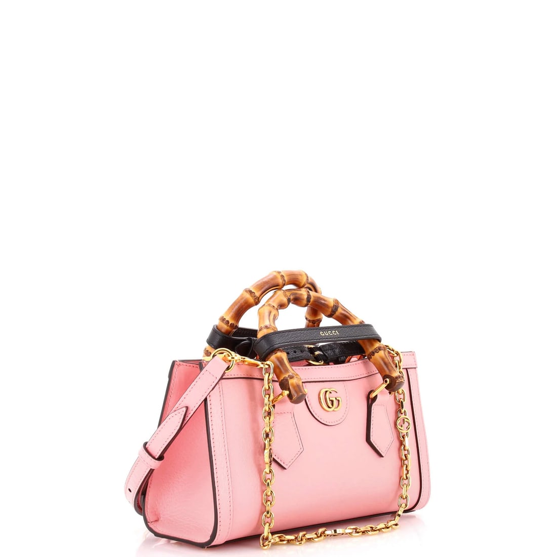 Small Gucci East West Diana NM Bamboo Handle Tote Leather - 3