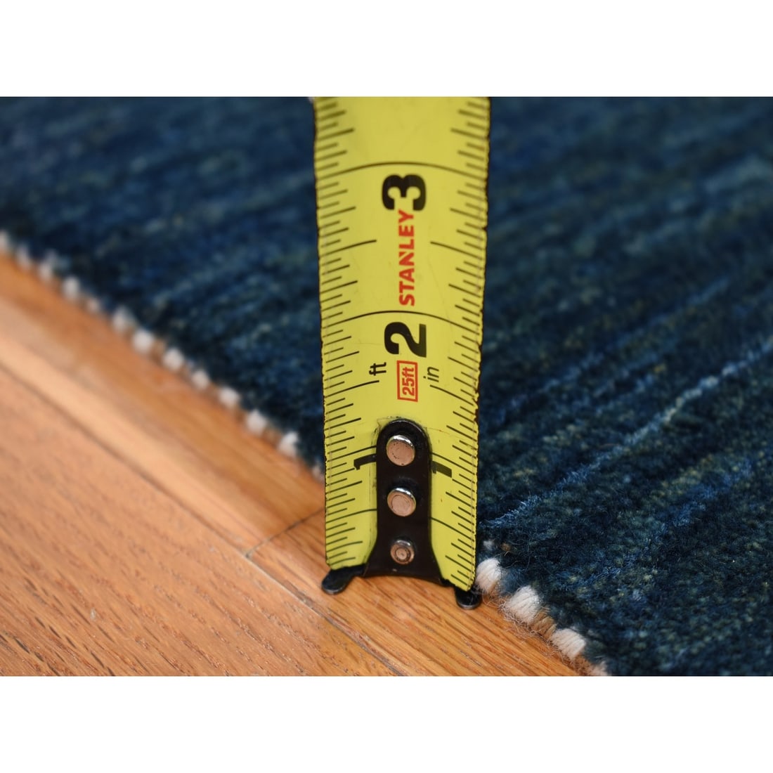 Rug 8'7"x12' Ivory Modern Wool Gabbeh Design Hand Knotted Oriental - 11