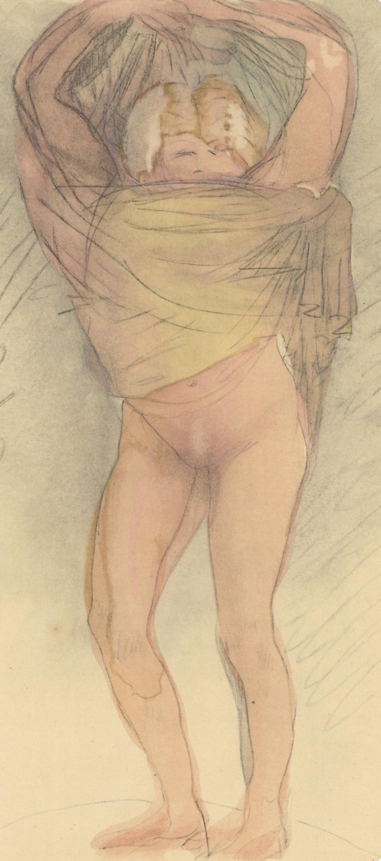 Lithograph - Auguste Rodin - Composition - La Varende - Rodin - 2