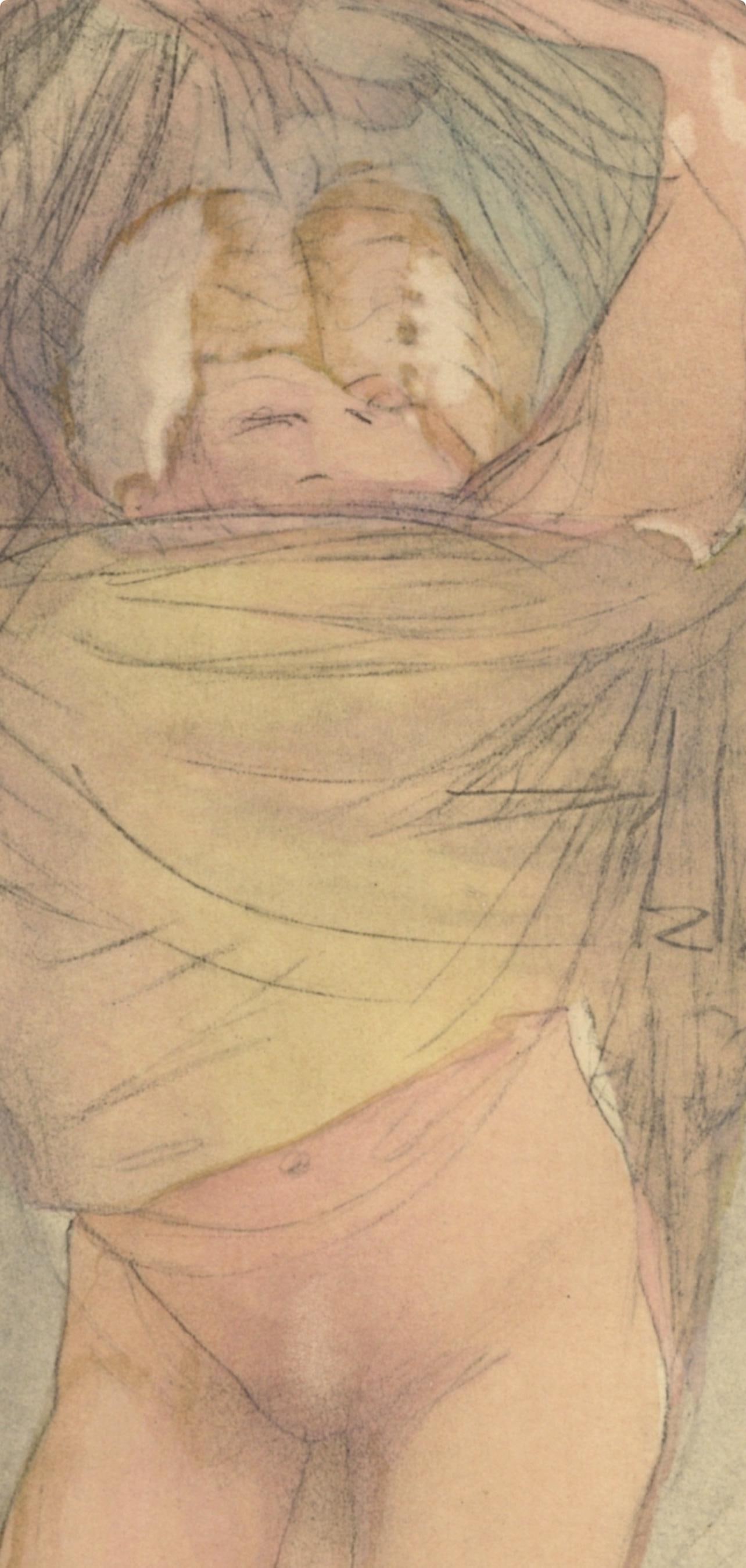 Lithograph - Auguste Rodin - Composition - La Varende - Rodin - 4