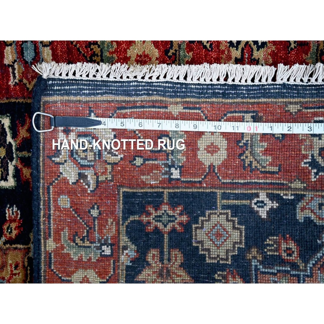 Rug 2'9"x8' Blue Karjihooz Medallions Design Hand Knotted Wool Runner - 8