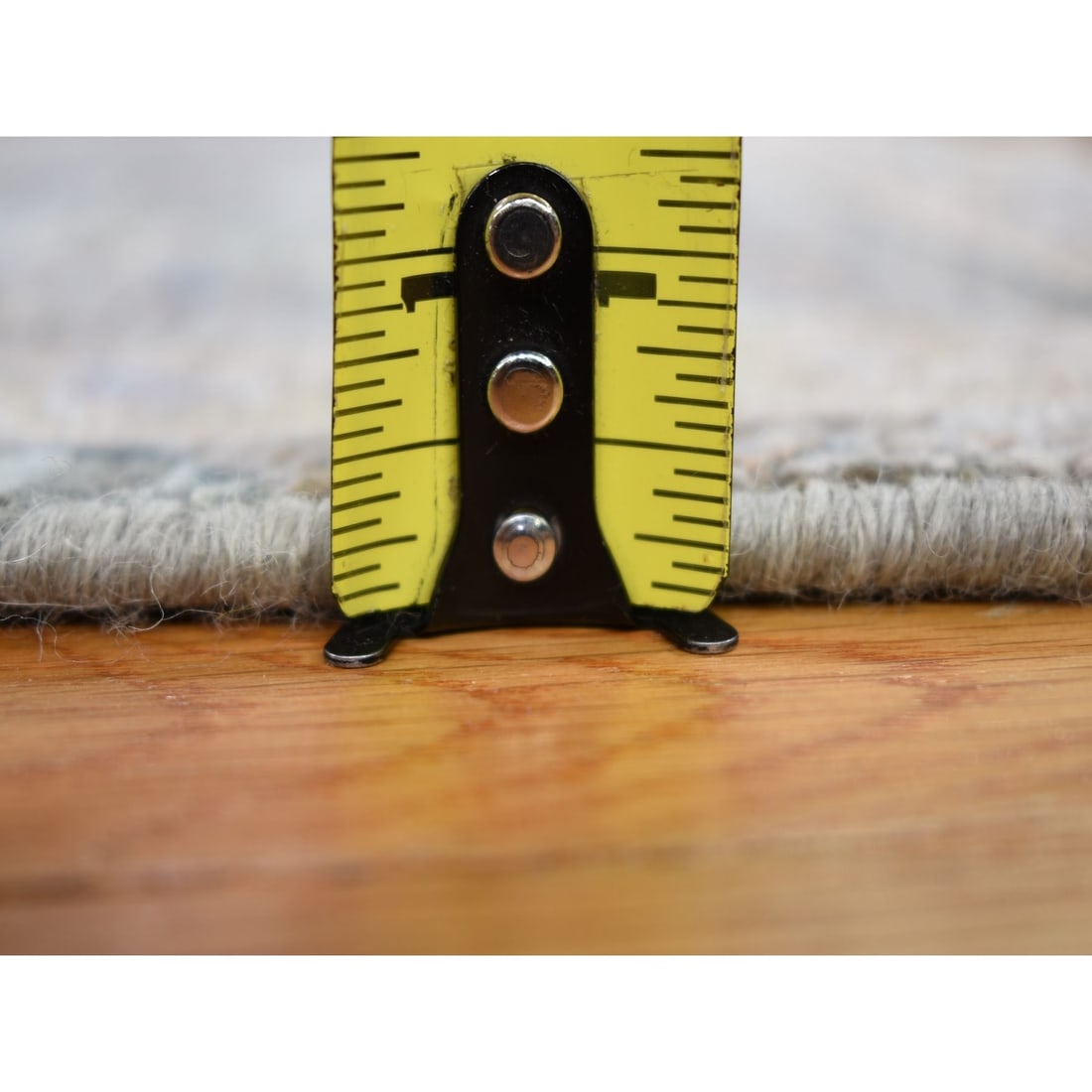 Rug 3'1"x5' Silk With Textured Wool Mughal Design Hand Knotted - 6