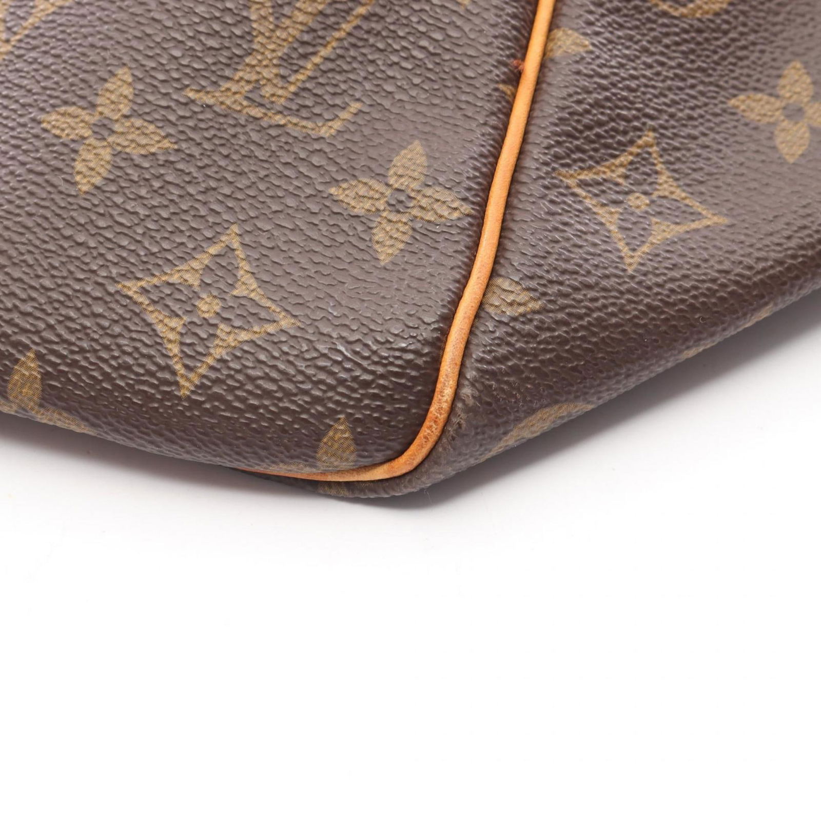 Leather - Louis Vuitton Boston Bag Coated Canvas - 9