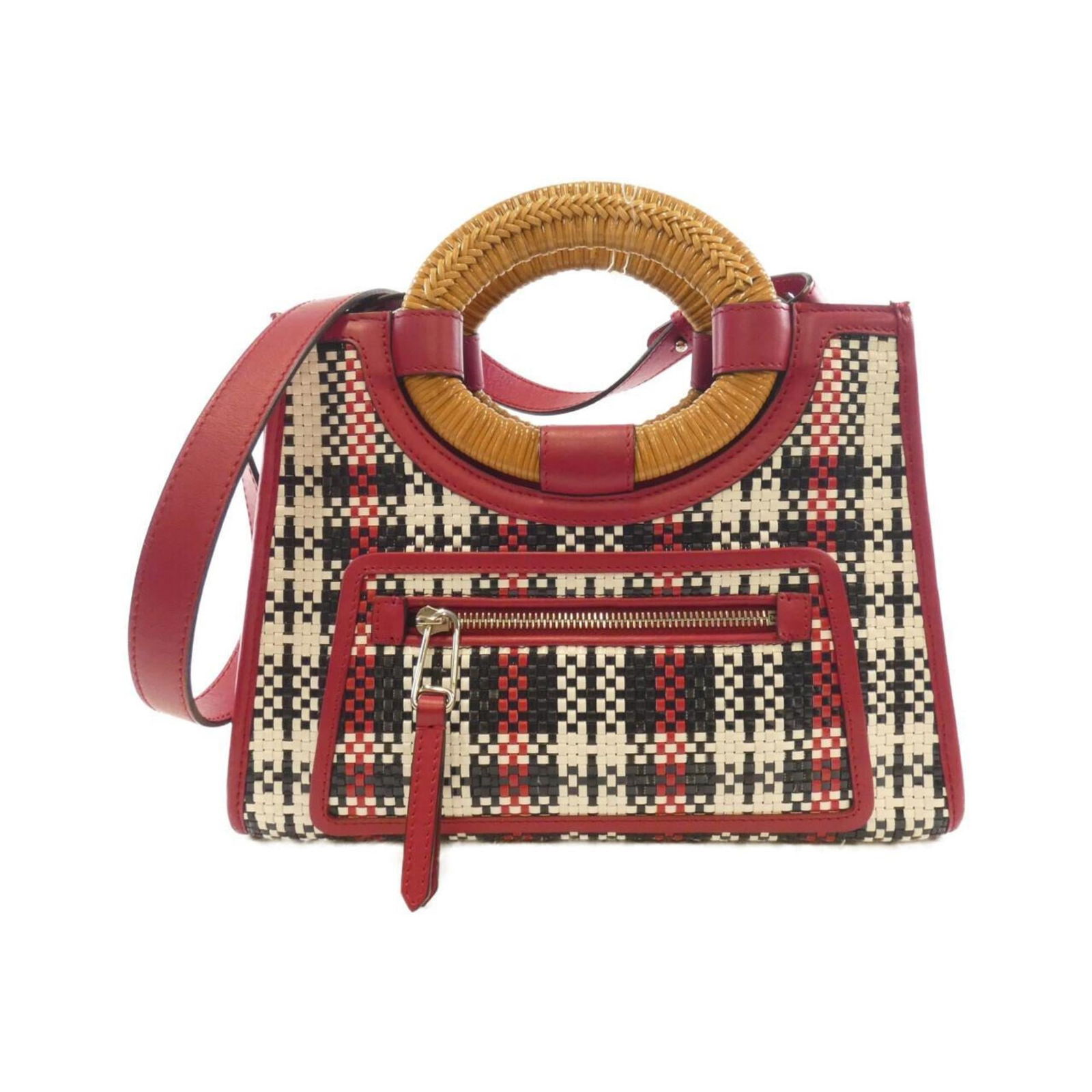 Leather Fendi Handbag (1 of 8)