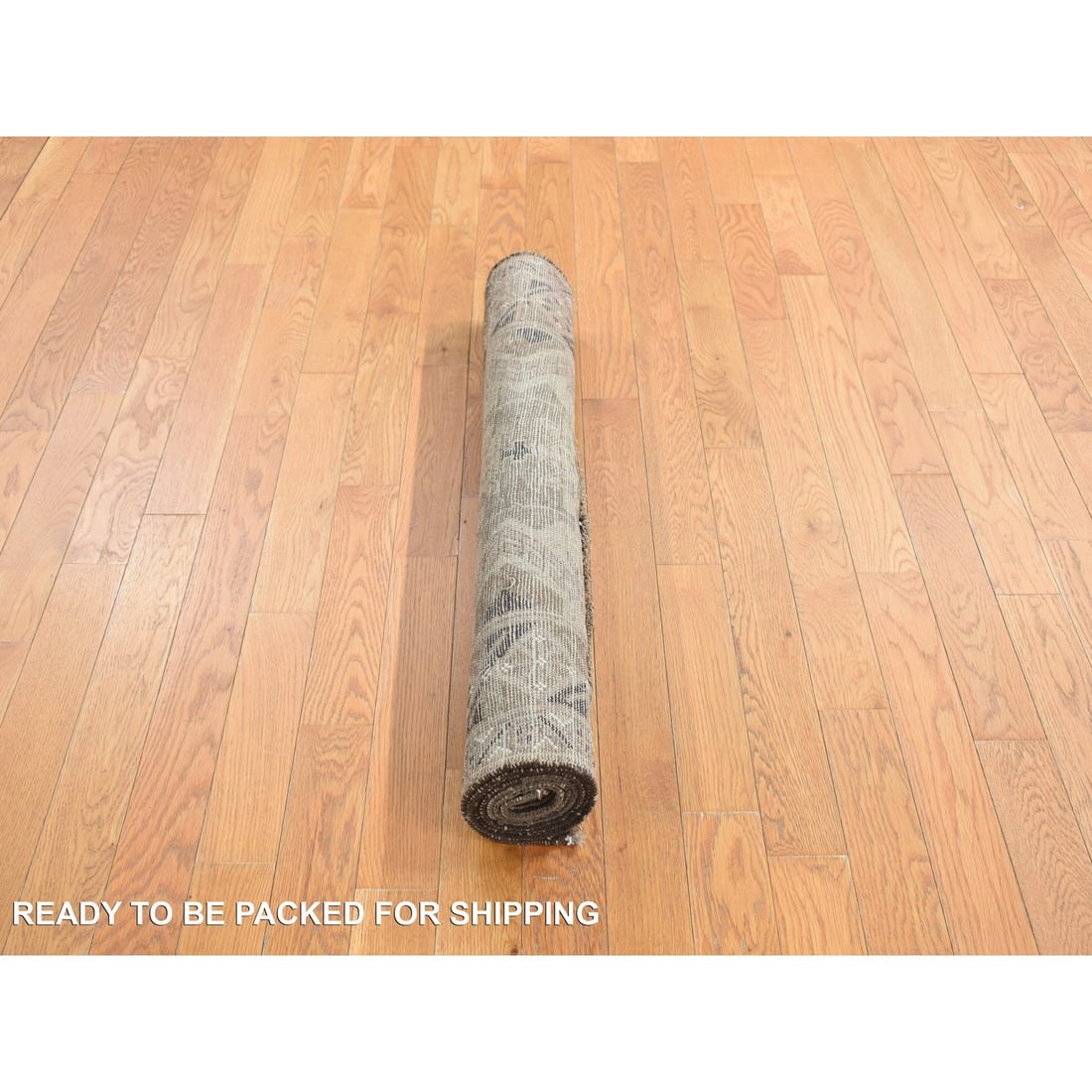 Rug 3'2"x6'1" White Vintage Zoroastrian Balooch 100% Wool Hand Knotted - 5