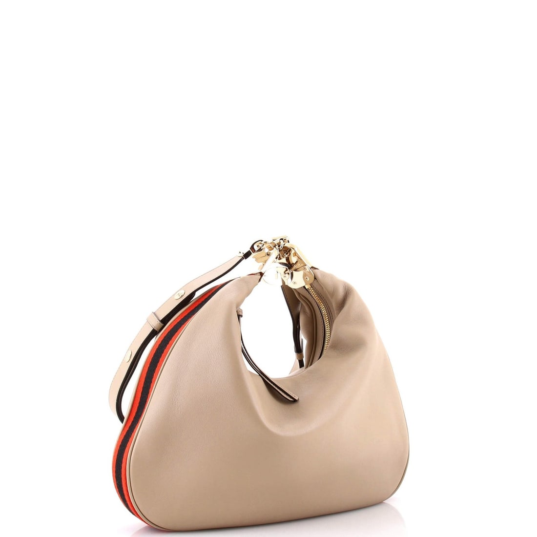 Large Gucci Attache Shoulder Bag Leather - 3