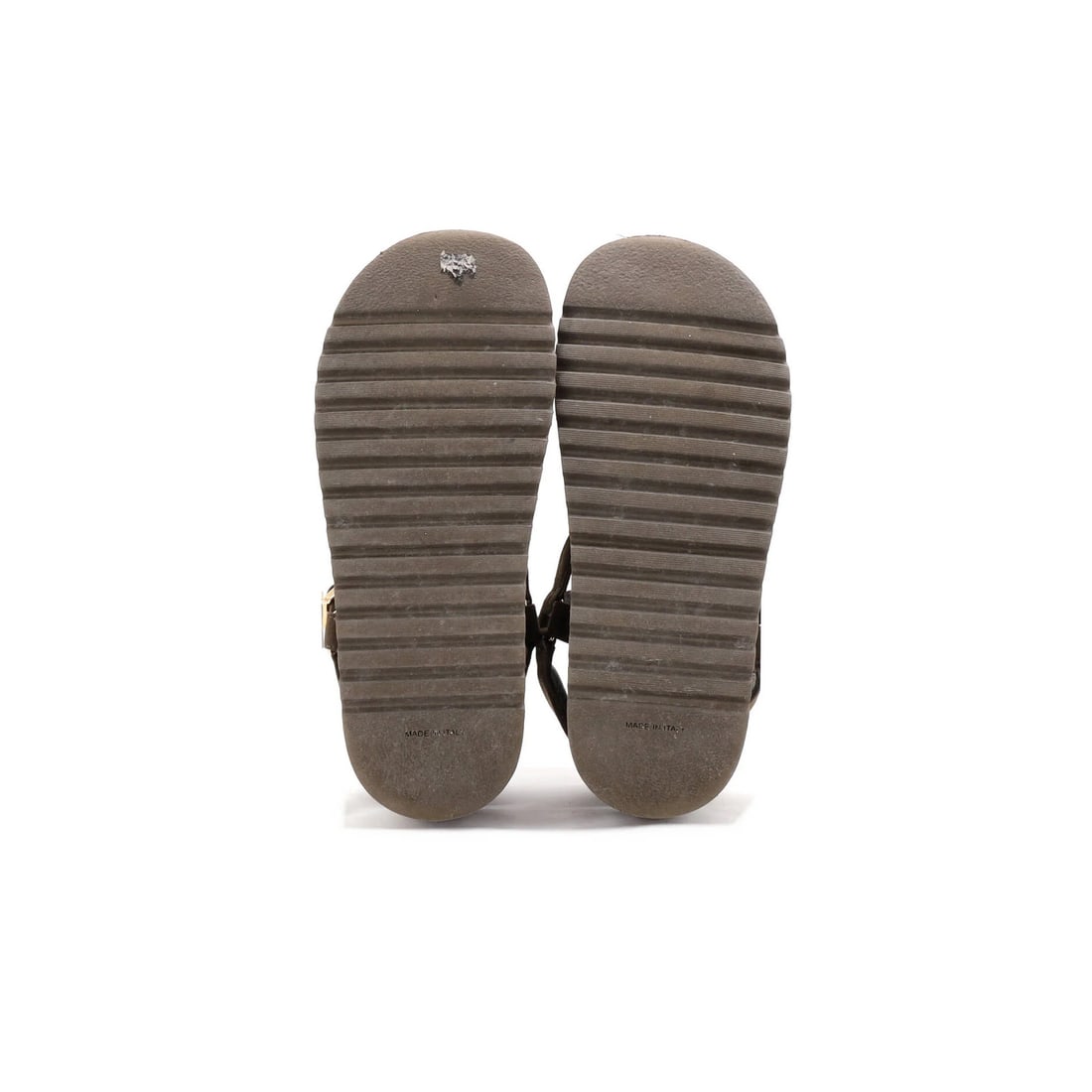 Grosgrain Chanel Women's CC Logo Strappy Slingback Platform Sandals - 4