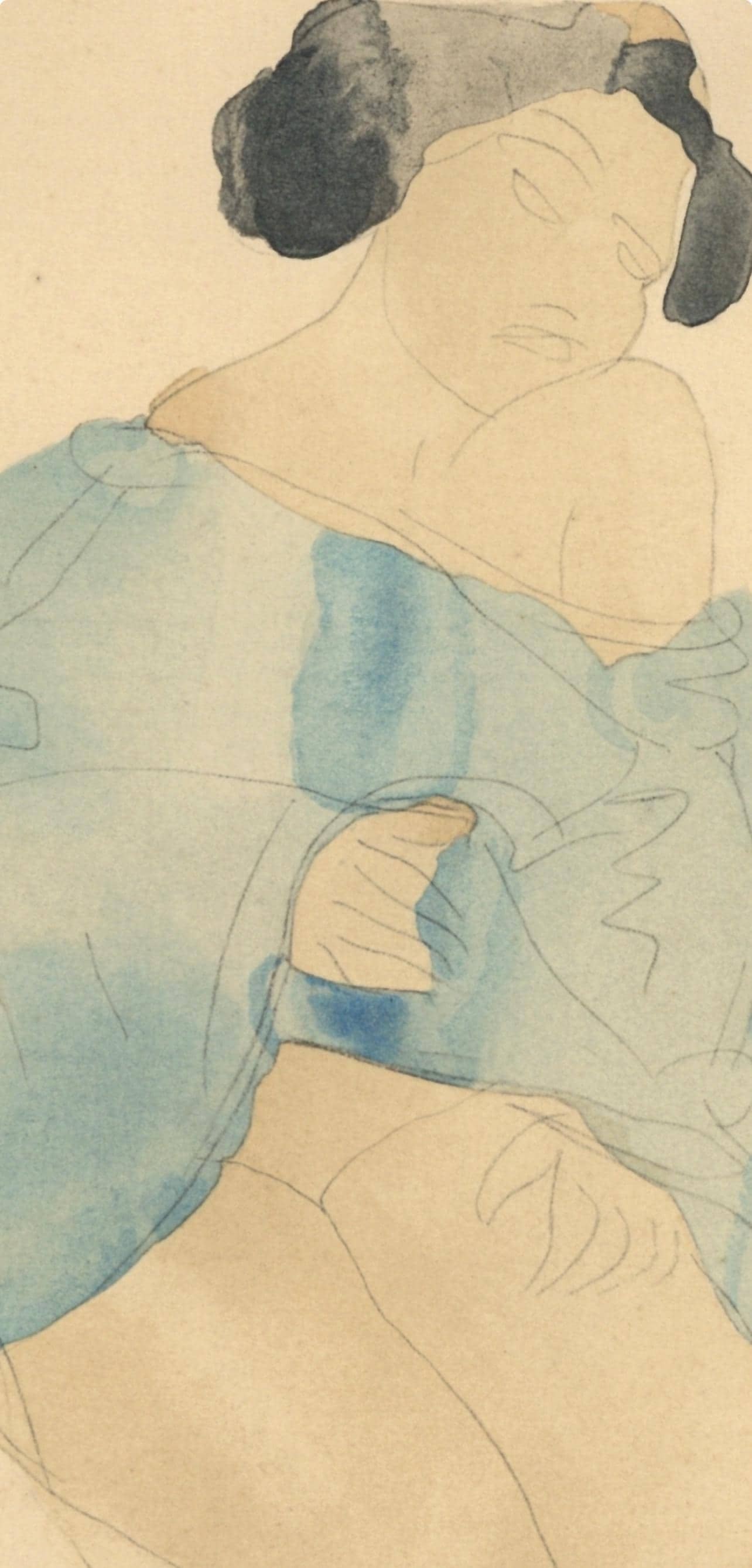 Lithograph - Auguste Rodin - Composition - La Varende - Rodin - 3