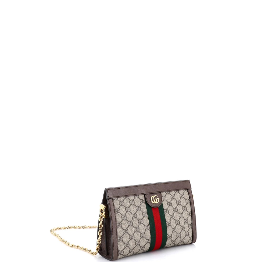 Small Gucci Ophidia Chain Shoulder Bag GG Coated Canvas - 2