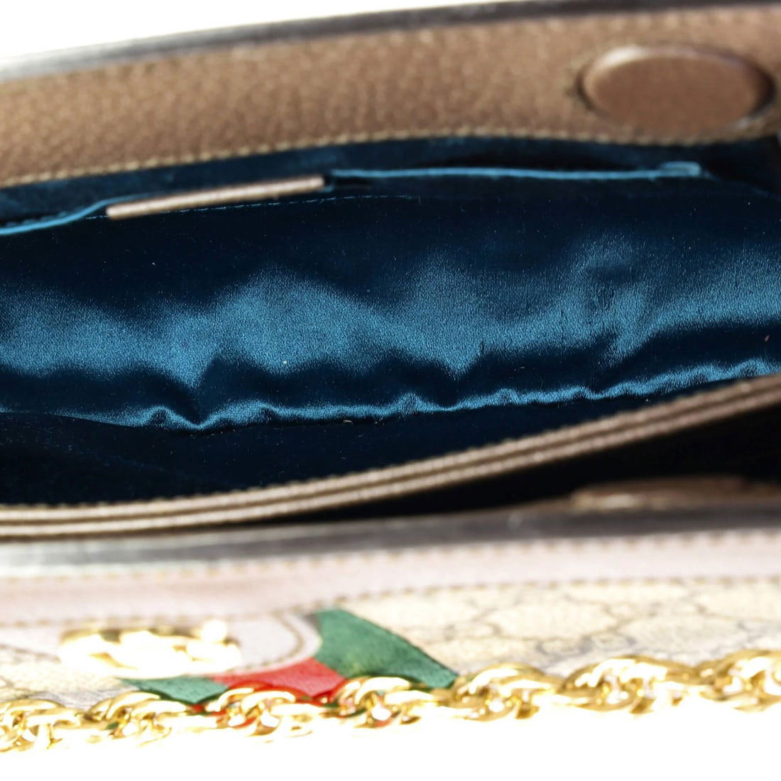 Small Gucci Ophidia Chain Shoulder Bag GG Coated Canvas - 5