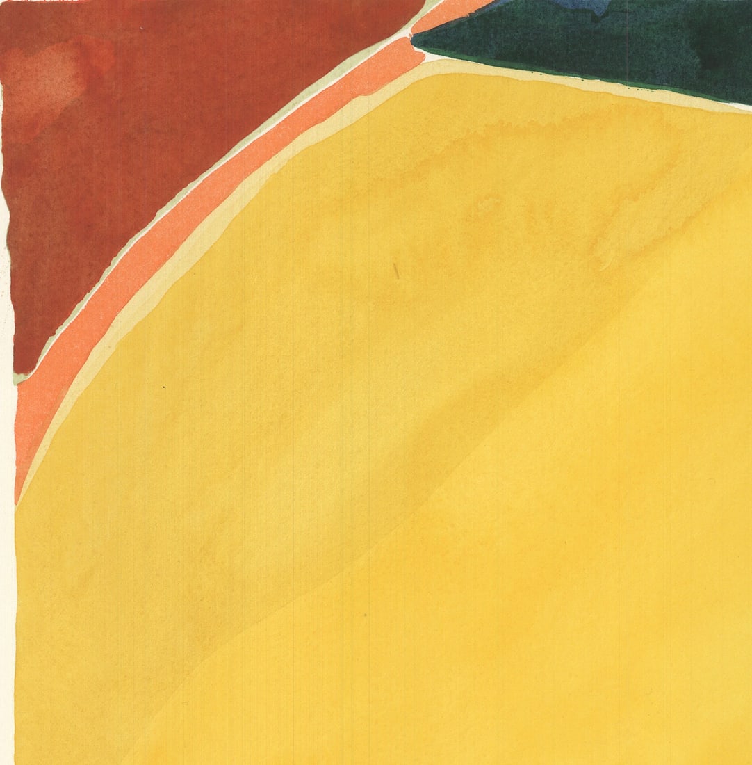 Gre PAUL NARKIEWICZ Tertius SIGNED 19" x 24" Serigraph 1975 Contemporary Yellow - 3