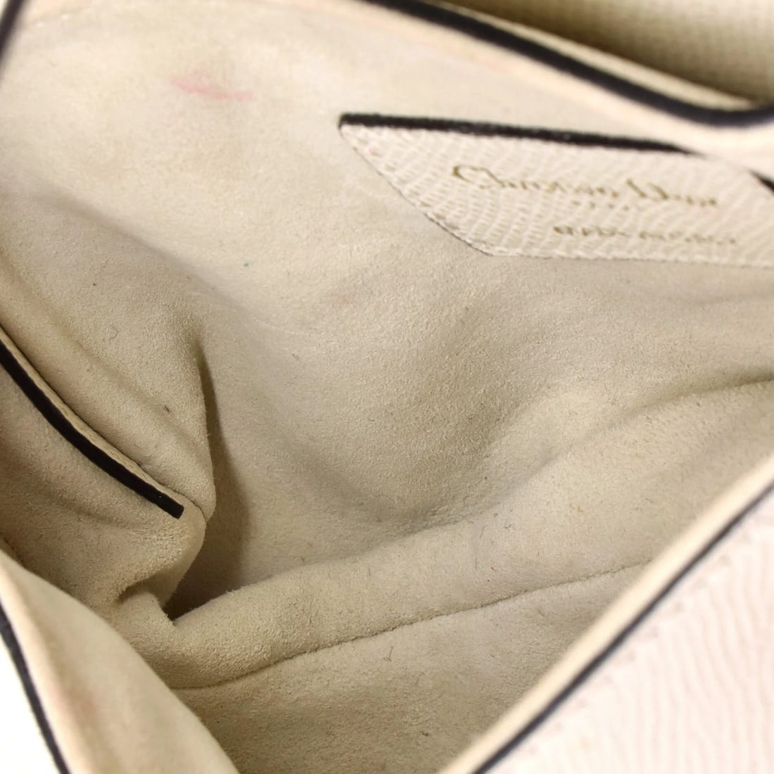 Mini Christian Dior Saddle Handbag Leather - 5